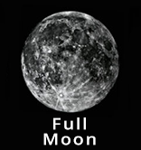 
							
								Image of a full moon. The entire visible surface of the moon is illuminated
							
							